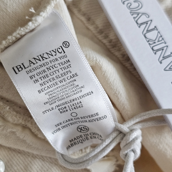 BLANKNYC Sacha Fringed Denim Jacket XS NWT Anthropologie Exclusive Boho Western - Picture 14 of 16